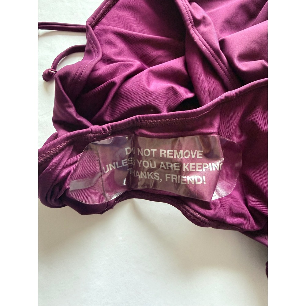 Ta3 Plungey Aubergine One Piece Swim 3XL X-Long NWT - Picture 6 of 7